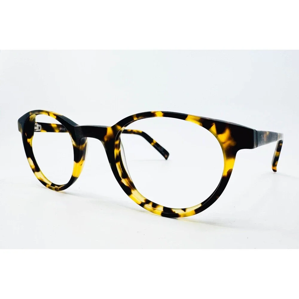 Eco Eyeglasses Frames Unisex Tortoise Mod 1054 Round 45-21-140